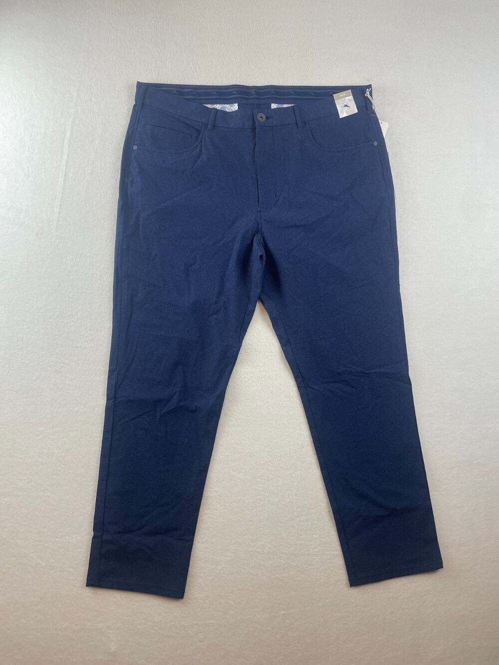 Tommy Bahama Shot Five Pocket Mens Sz 38x30 Pants Ocean Deep Blue